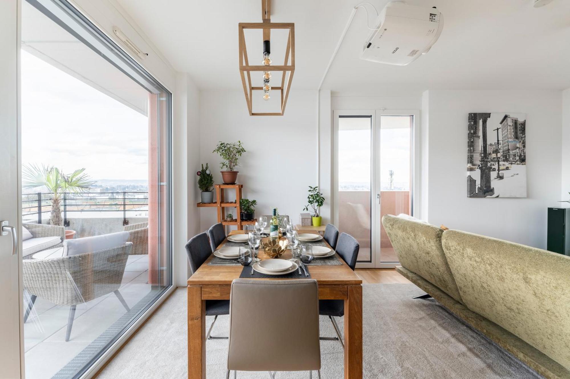 Edler Wohnraum Panoramablick 3 Sz Boxspringbetten, E-Ladestation, Kaffeevollautomat, Klima, Lift, Terrasse & 2Xtg Грац Екстериор снимка