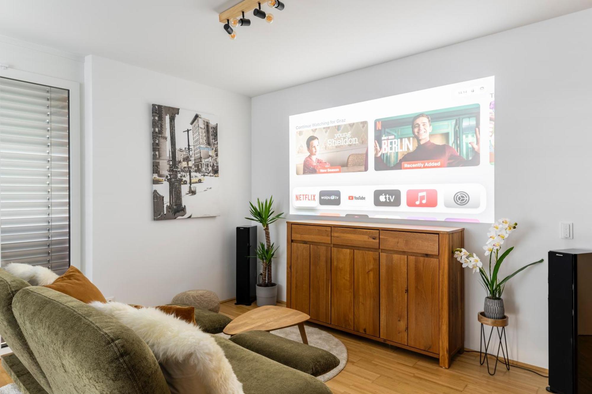 Edler Wohnraum Panoramablick 3 Sz Boxspringbetten, E-Ladestation, Kaffeevollautomat, Klima, Lift, Terrasse & 2Xtg Грац Екстериор снимка