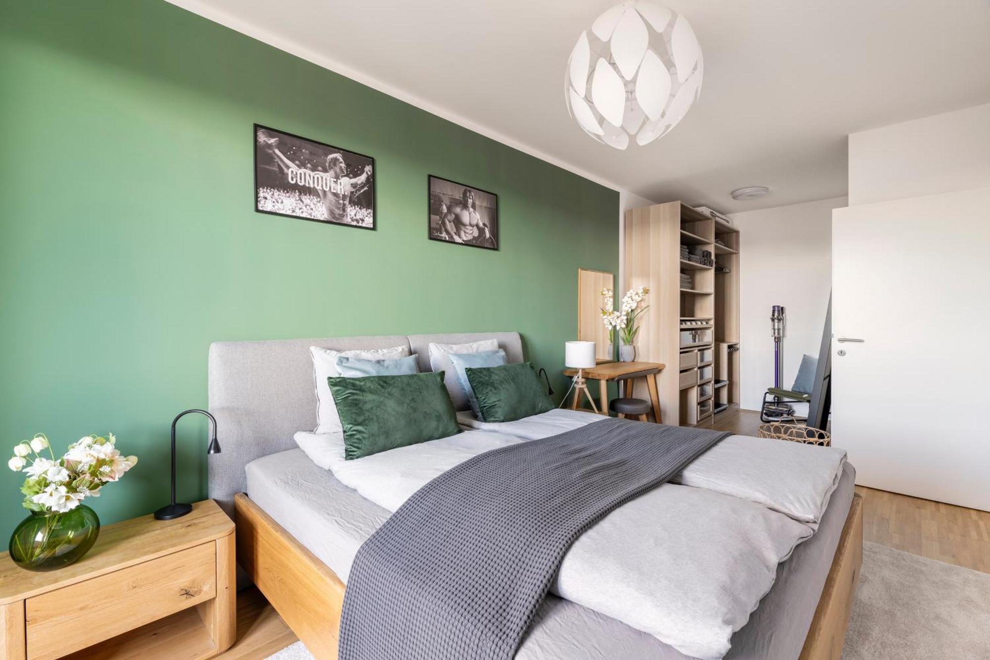 Edler Wohnraum Panoramablick 3 Sz Boxspringbetten, E-Ladestation, Kaffeevollautomat, Klima, Lift, Terrasse & 2Xtg Грац Екстериор снимка
